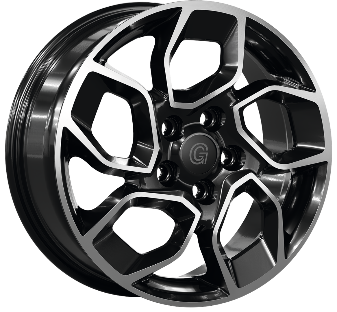 Alufelge GSH11 6,5x16 Black Pol. Glossy (N, B) Alufelge GSH11 6,5x16 Black Pol. Glossy (N, B)