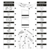 SHORT PANEL CONNECTION + LOCK - 5PCS + 2 PCS