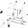 Obere Halterung Carry-Bike VW T3