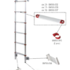 Auflage + Verschluss rot Stufe Leiter