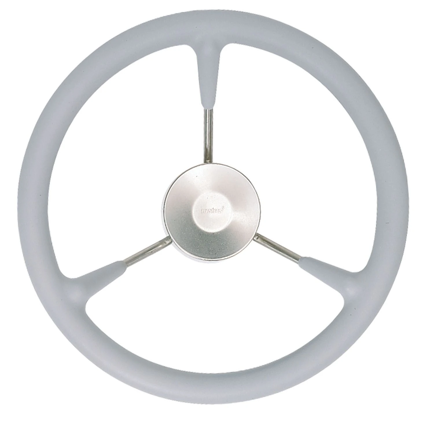 Vetus Steuerrad KS38G, Polyuhretan, grau, 38cm VETUS steering wheel (380 mm - 15") with PU-foam layer grey