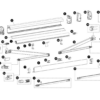 LH+RH ENDCAP LEADRAIL 4200 WHI