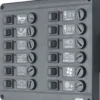 Vetus Schalterpaneel mit 12 Glassicherungen 24 V VETUS switch panel type P12 with 12 fuses, 24 Volt