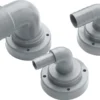 Vetus Schlauchanschluß gebogen 19mm Hose connection, 19mm diameter, right-angled for rigid tanks