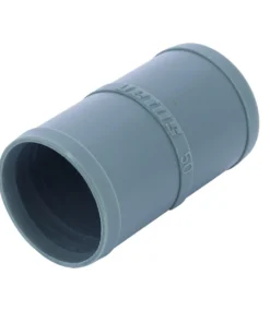 Plastic hose connection, straight, 50mm diameter