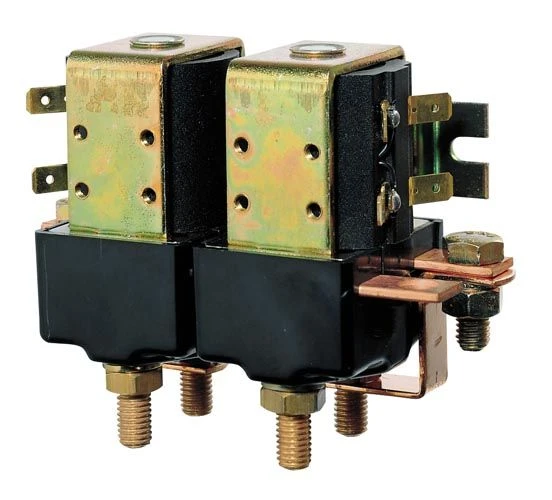 Vetus Doppelrelais 24V/3000W VETUS dual make/break relay, 24V/3000W, M6 terminals