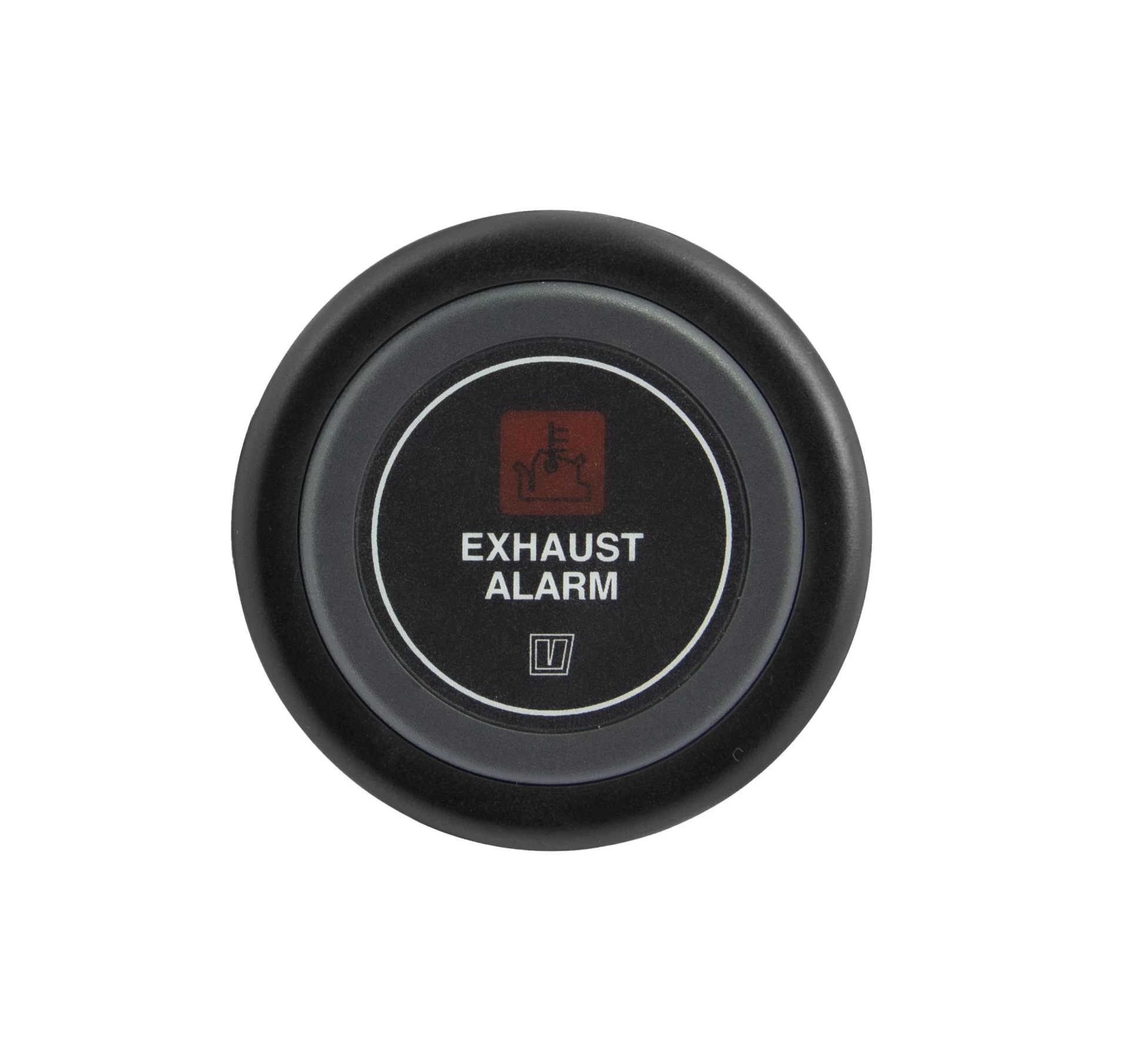 Vetus Auspufftemperaturalarmanzeige, schwarz, 24 V VETUS exhaust temperature alarm, black, 24V, cut-out size 52mm