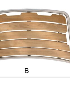 Batsystem Heckplattform Serie 60 Teak B=1300mm H=600mm Rohr D=32mm Ausschnitt für Ruder Batsystem Heckplattform Serie 60 Teak B=1300mm H=600mm Rohr D=32mm Ausschnitt für Ruder