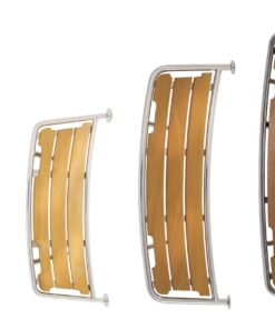 Batsystem Heckplattform für Segelboote Serie 35 PT1553530 Teak B=1550mm T=410mm Rohr D=32mm