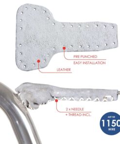 Waterline Relingsschoner für Draht mit Segelnadel und Garn 2er-Pack Waterline Relingsschoner für Draht mit Segelnadel und Garn 2er-Pack