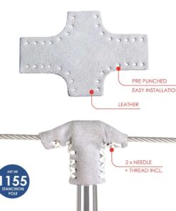 Waterline Relingsschoner für Releingsstützen mit Segelnadel und Garn 2er-Pack Waterline Relingsschoner für Releingsstützen mit Segelnadel und Garn 2er-Pack