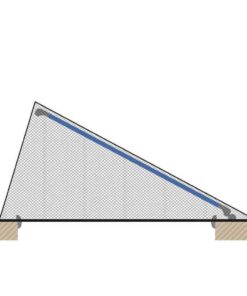 Waterline Moskitonetz ECO zum Überwurf für Decksluken - 360x360mm Waterline Moskitonetz ECO zum Überwurf für Decksluken - 360x360mm