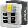 blue sea systems bss 6 fach stromkreisverteiler mit abdeckung bss 5028 cover z3czoegnnx 3