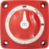 Blue Sea Systems Switch Battery m-Series Dual Circuit Plus Red