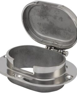Decksdurchführung für Ankerkette mit Deckel aus rostfreiem Stahl – Bild 2