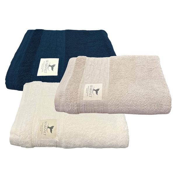MARINE BUSINESS Sea & Salt Frottee Badehandtuch Baumwolle L=180cm B=100cm beige MARINE BUSINESS Sea & Salt Frottee Badehandtuch Baumwolle L=180cm B=100cm beige