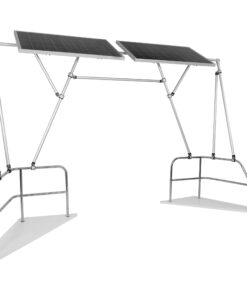 NOA Solarmodulhalter für Heckkorb bis 3,6m Breite ohne Solarpanelhalter