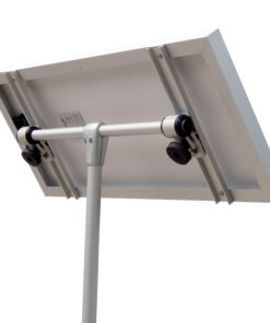 NOA drehbarer Solarpanelhalter Mast 10608 L=1800mm D=30mm Halterung B=600mm H=650mm mit NOA Rohrhalter 25mm