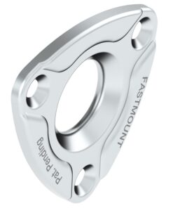 FASTMOUNT Profile Buchse zum Anschr.,MS-vernickelt,Haltekr., 10kg, 10 St.