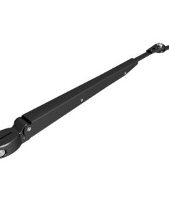 Roca Scheibenwischerarm rostfreier Stahl schwarz für Roca Scheibenwischermotor W10-12-38L L=324-460mm