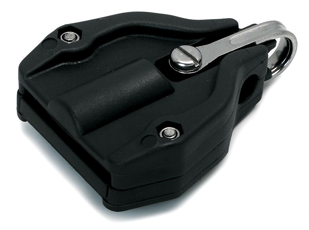 Rutgerson Lattenendbeschlag max 45 Lattenbreite + ø12mm KST Schwarz mit Schäkel
