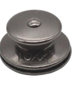 LOXX Unterteil für Stoff/Leder schwarzvernickelt, Klemmbereich 3mm LOXX Unterteil für Stoff/Leder schwarzvernickelt, Klemmbereich 3mm