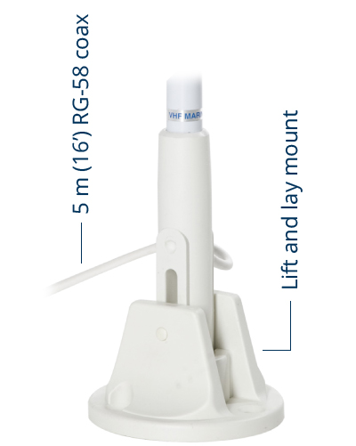 Scout KM-22 BS 3 dB UKW Fiberglass Antenne L=1.5 m - klappbar Scout KM-22 BS 3 dB UKW Fiberglass Antenne L=1.5 m - klappbar – Bild 4