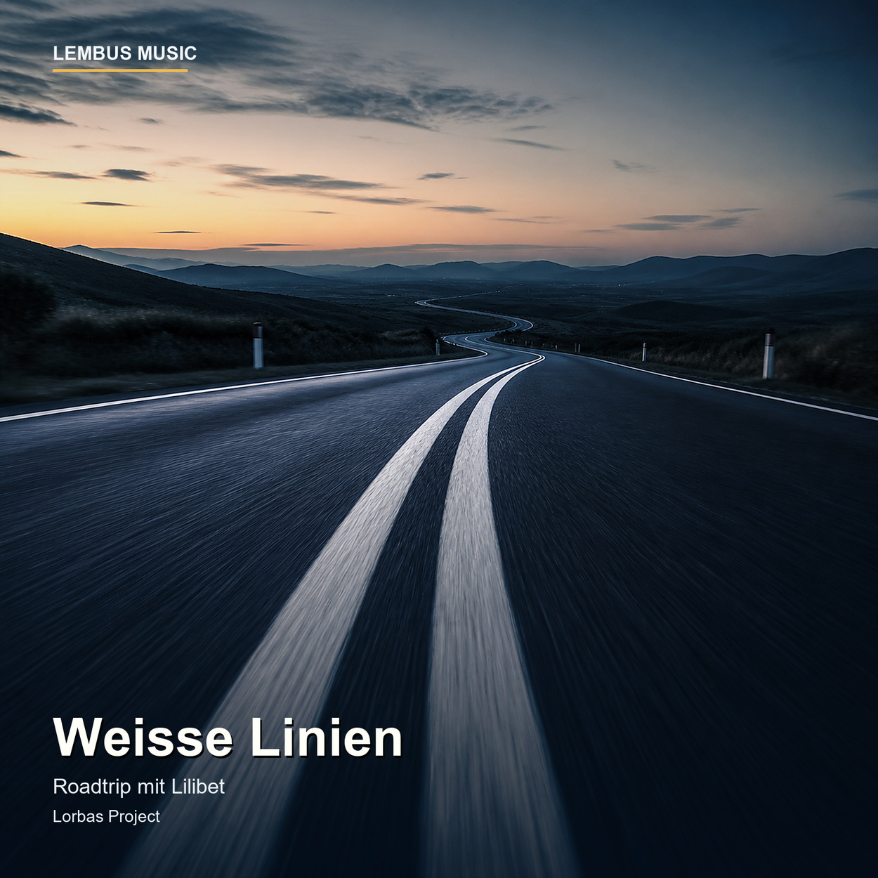 Cover Weiße Linien von Lorbas Project