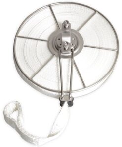 1852 Rolle rostfreier Stahl für Anker-/Festmachergurt mit Gurt B=30mm L=30m SWL=4t – Bild 2