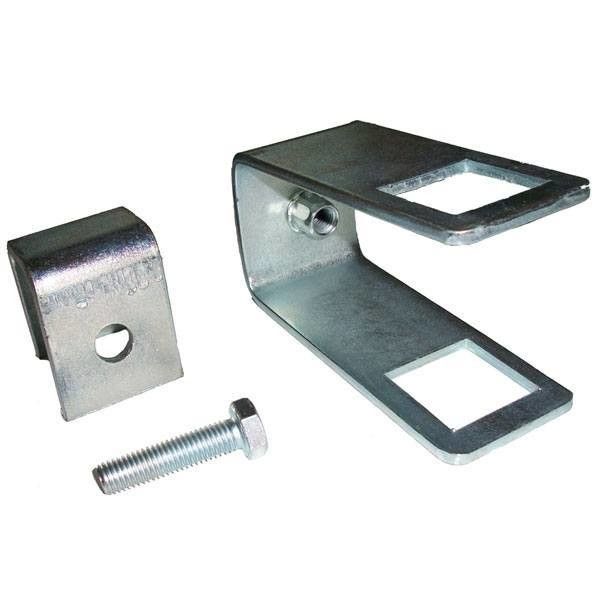 Montageschlag 80x40mm für Vierkantrohr 40x40mm Montageschlag 80x40mm für Vierkantrohr 40x40mm