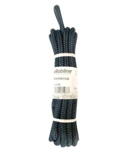 Robline Fenderleine geflochten D=6mm L=2m schwarz 2 Stück