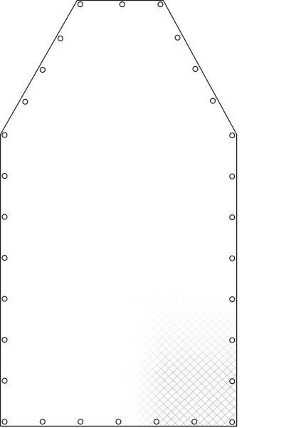 1852 Proflex transparente Abdeckplanen 240g/m², vorgeformt, 7x12m 1852 Proflex transparente Abdeckplanen 240g/m², vorgeformt, 7x12m – Bild 2