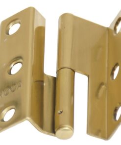 Roca Türscharnier abgewinkelt Messing poliert 16+20x55x7mm rechts Roca Türscharnier abgewinkelt Messing poliert 16+20x55x7mm rechts – Bild 2