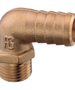 Guidi Schlauchanschlussstutzen Messing 90° Aussengewinde