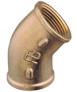 Guidi Rohrbogen Messing 45° Innengewinde