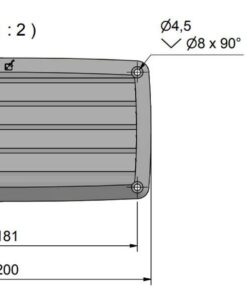 Lüftungsgitter PVC 200x100 Lüftungsgitter PVC 200x100 – Bild 2