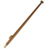 Roca Flaggenstock Teak L=600mm Fuss D=25mm 1123199 roca teak flaggenstock 450mm 24 6mm 1 1