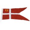 1180060 1852 yachtflag 34 x 65cm syet med 3mm 25cm snor 1