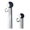 1181506 flaggenstock edelstahl poliert 750mm 1