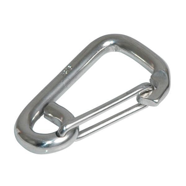 Karabiner/Auge rostfrei 100mm Karabiner/Auge rostfrei 100mm