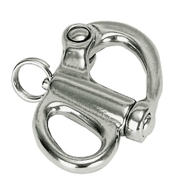 1852 Schnappschäkel mit Auge rostfreier Stahl L=66mm 1852 Schnappschäkel mit Auge rostfreier Stahl L=66mm
