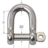 WICHARD-Schäkel 4mm geschweift