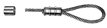 Presshülse Kupfer 1/16" 1.5 - 2.0 mm< 10St.Pack> Presshülse Kupfer 1/16" 1.5 - 2.0 mm< 10St.Pack>