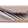 2043 51 clamcleat stb alu silber m gegenplatte u nieten cl259 1
