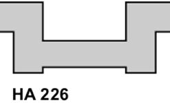 Mastschiene 19mm 2600mm gelocht Mastschiene 19mm 2600mm gelocht