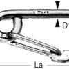 WICHARD-Karabinerhaken 120mm