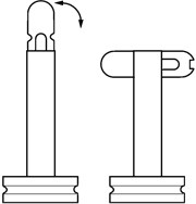 Klappnasenbolzen 6mm x 25mm Nutzlänge Klappnasenbolzen 6mm x 25mm Nutzlänge