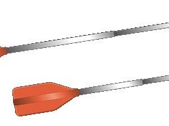 Teleskop-Jollenpaddel 3-teilig schwarz Teleskop-Jollenpaddel 3-teilig schwarz