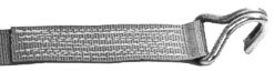 Gurtbandhaken Edelstahl für 25mm Länge 60mm Gurtbandhaken Edelstahl für 25mm Länge 60mm