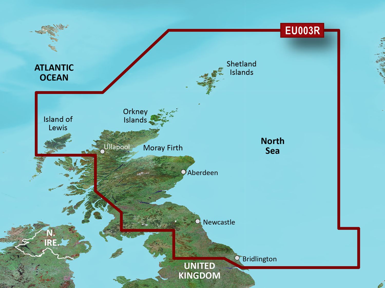 Garmin Bluechart EU003R Great Britain, Northeast Coast